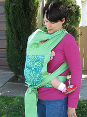 ***REDUCED*** Modern Deluxe Mei Tai Carrier - "Bali" Mei Tai