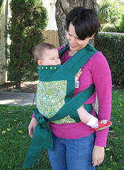 ***REDUCED*** Modern Deluxe Mei Tai Carrier - "Laurel" Mei Tai